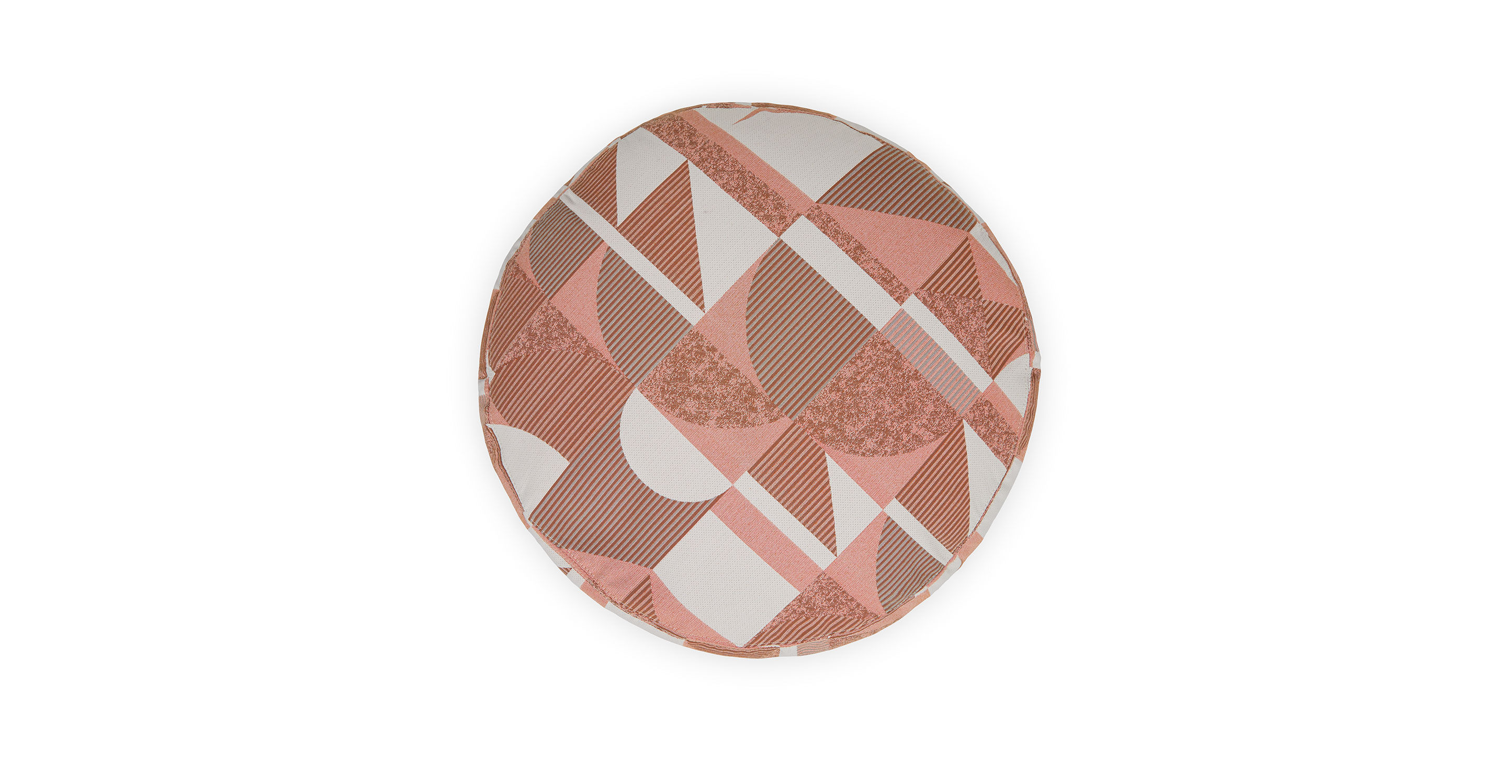 Olara Jacquard Red Ottoman thumbnail 6