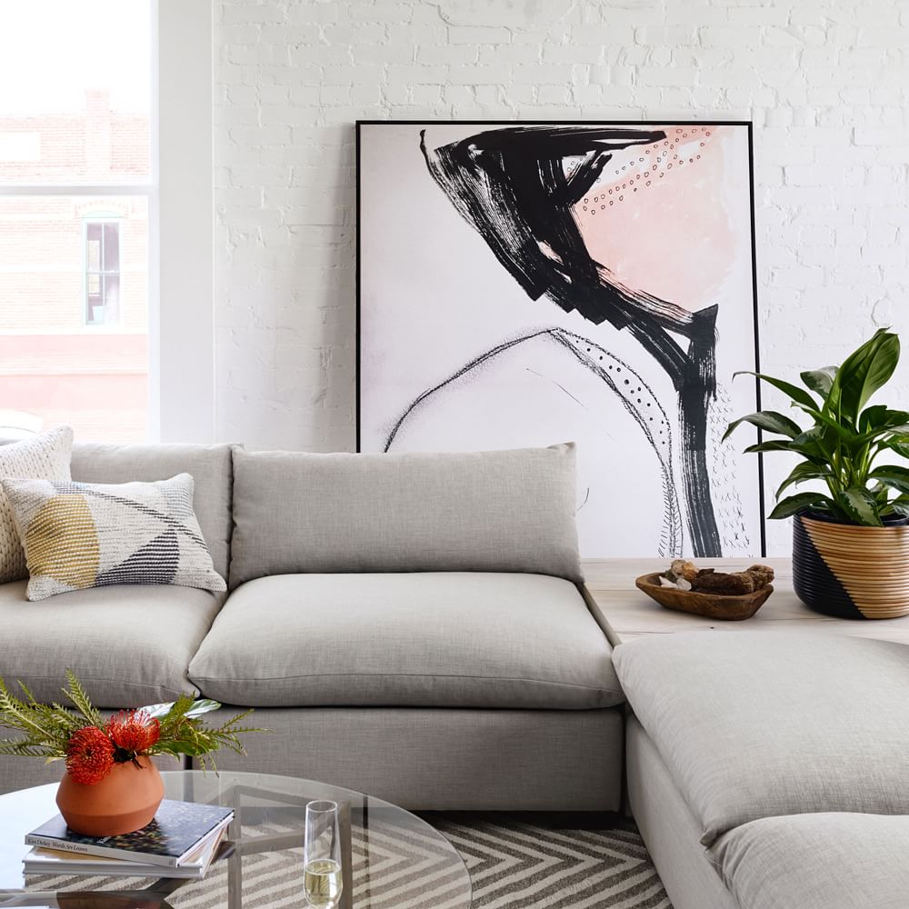 Framed Canvas Print First Blush With frame 54" x 72" thumbnail 2