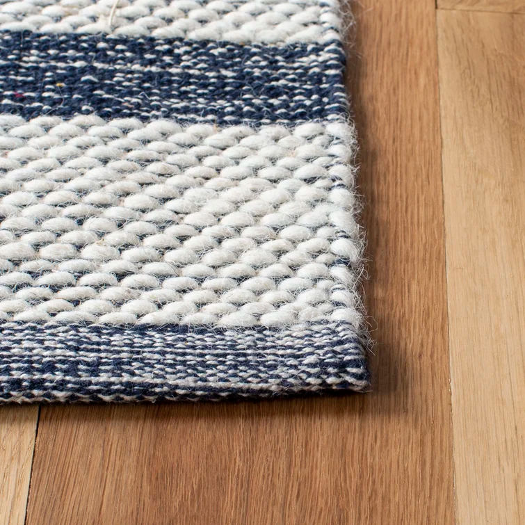 Alexio Striped Handmade Handwoven Area Rug-10'x14' thumbnail 4