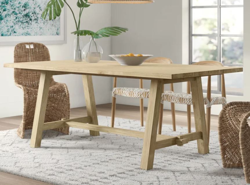 Alexa Acacia Wood Dining Table thumbnail 2