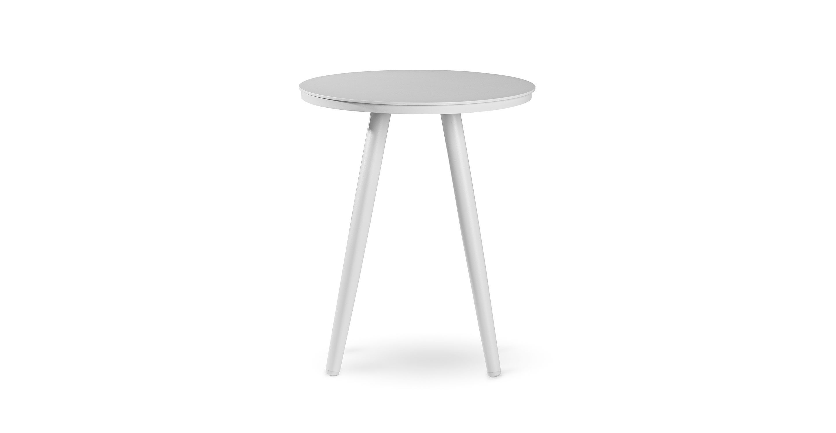 Halden Alpine White Round Side Table thumbnail 3