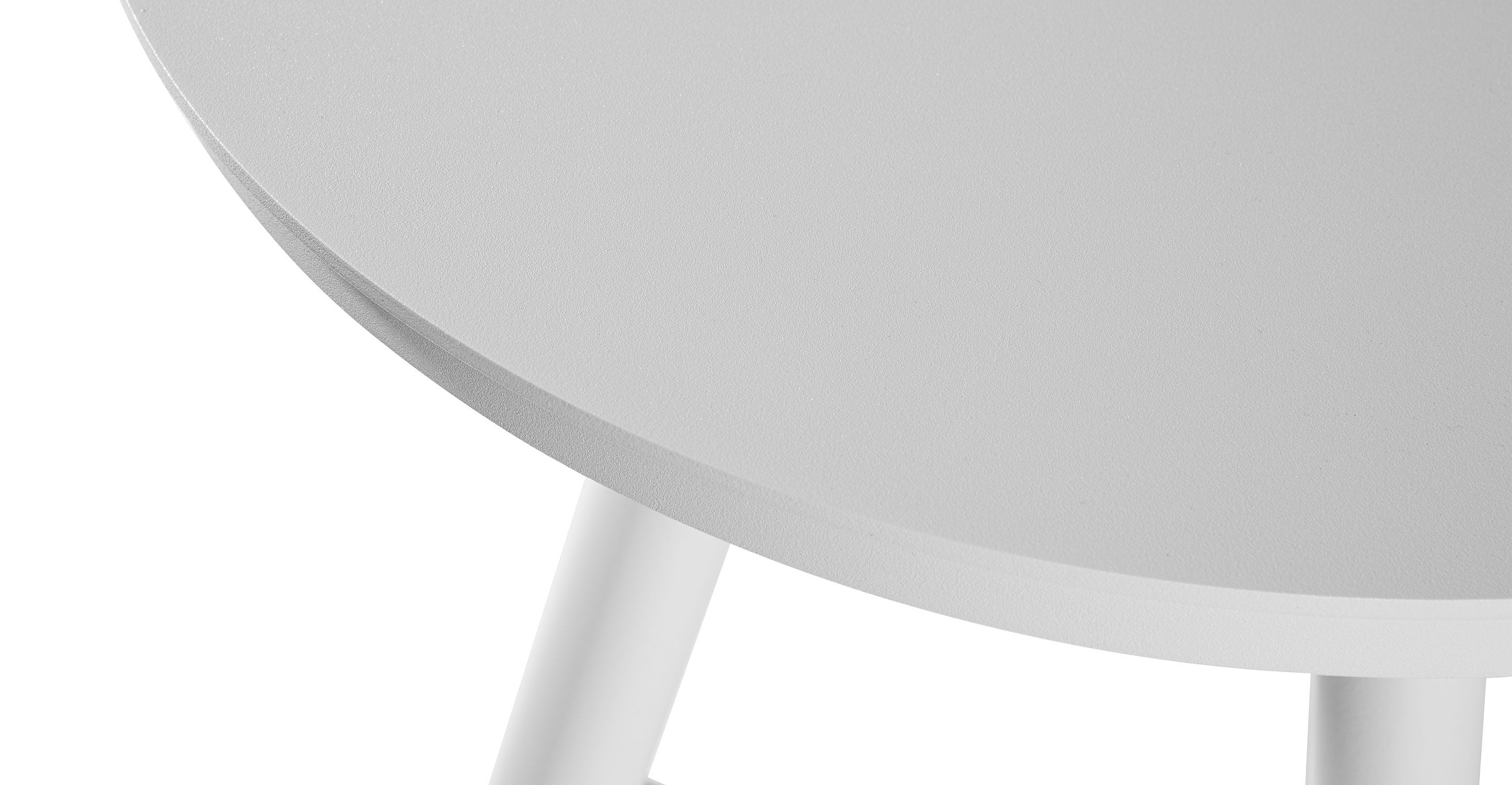 Halden Alpine White Round Side Table thumbnail 5