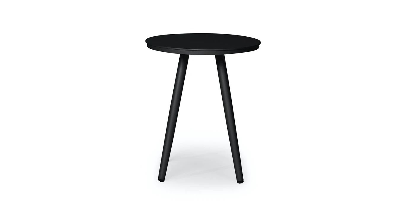 Halden Dark Charcoal Round Side Table thumbnail 3