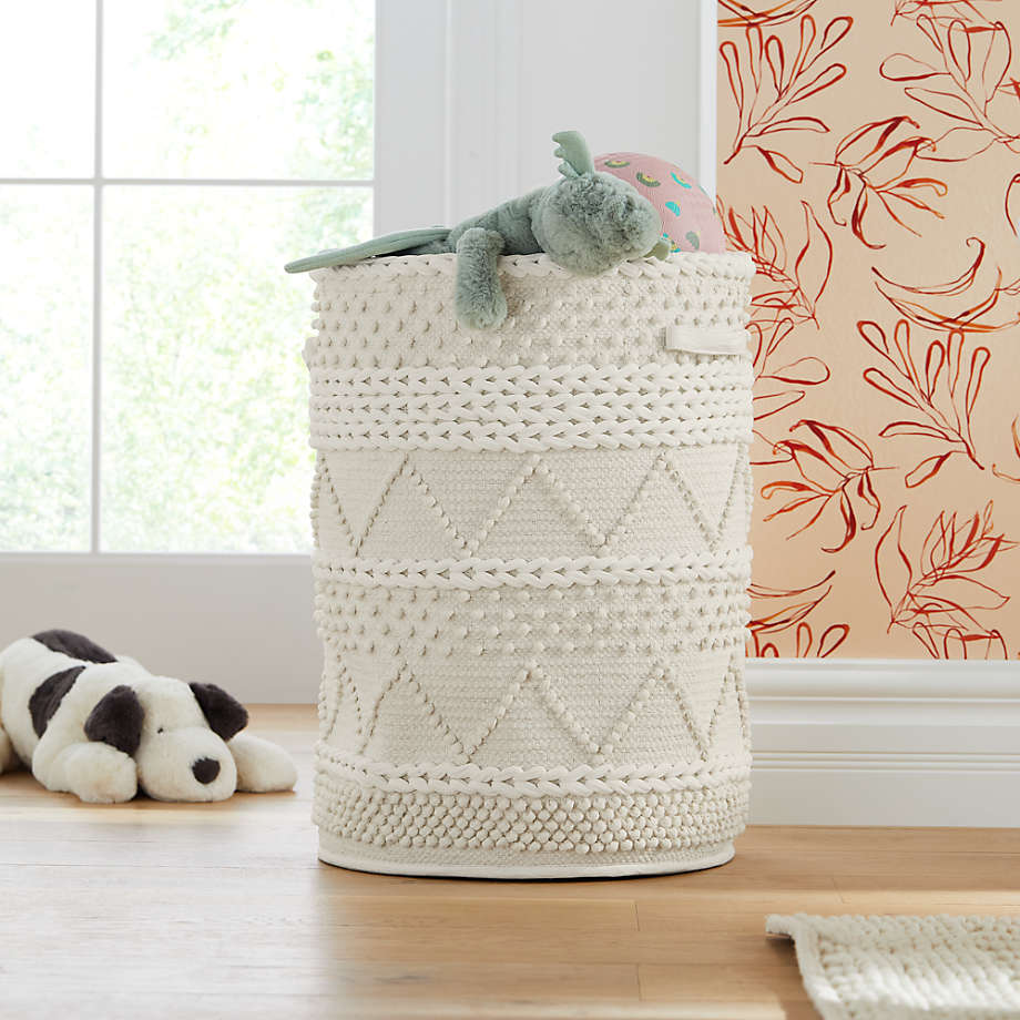Dottie Natural Macramé Woven Kids Hamper thumbnail 2