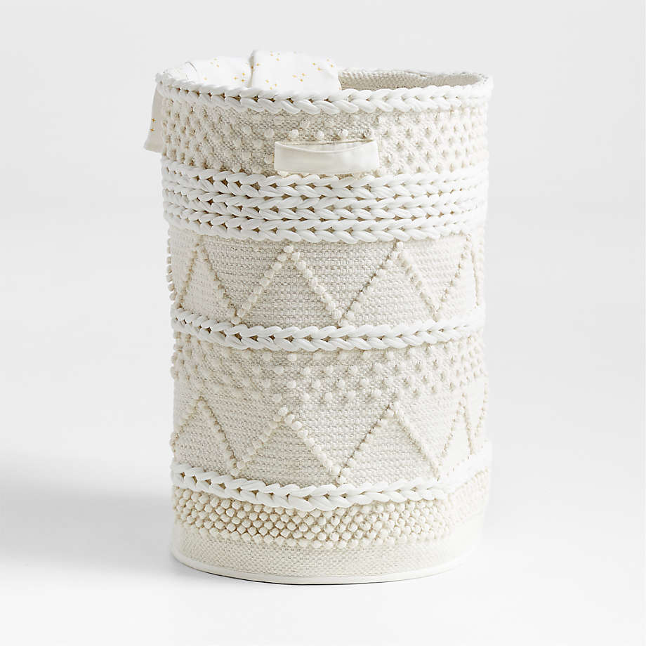 Dottie Natural Macramé Woven Kids Hamper thumbnail 3