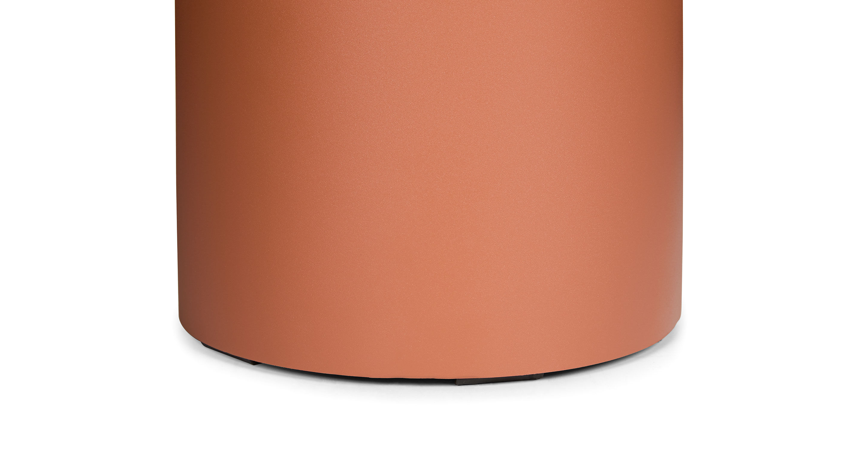 Vardo Porcelain Orange Side Table thumbnail 3