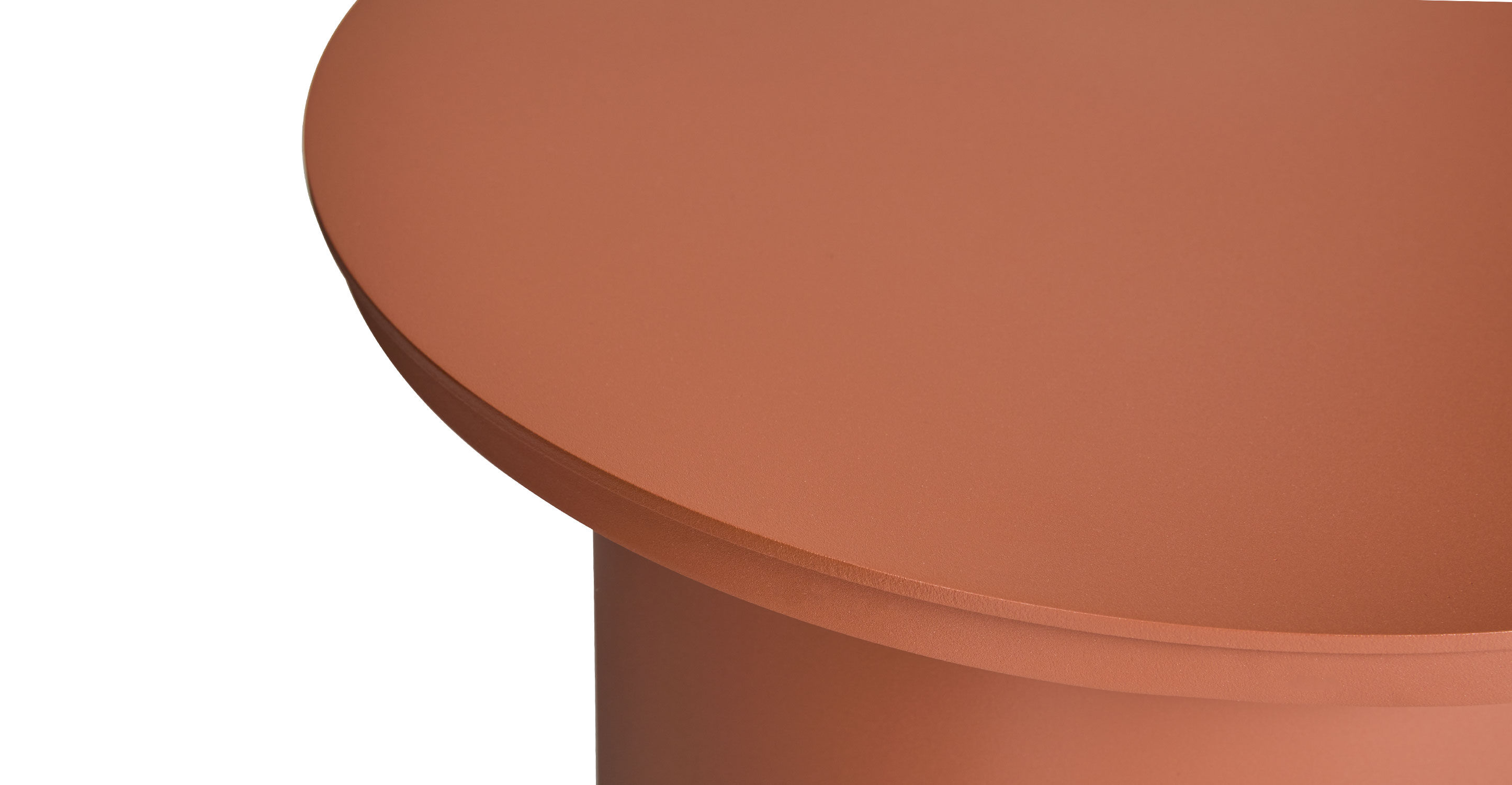 Vardo Porcelain Orange Side Table thumbnail 4