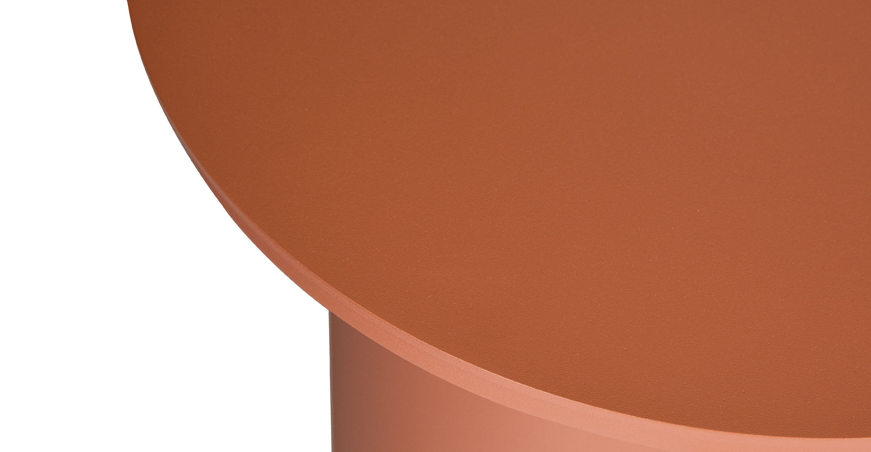 Vardo Porcelain Orange Side Table thumbnail 5