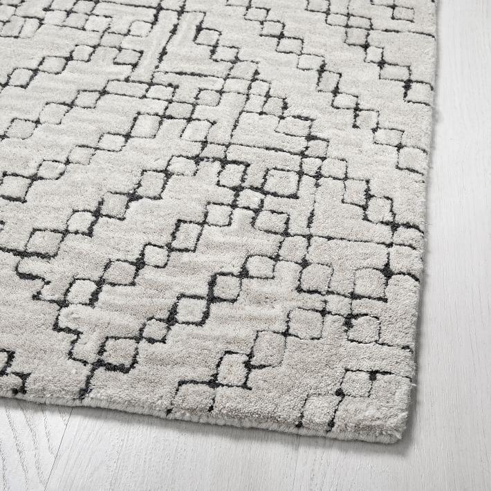 Stone Tile Rug Alabaster-6'x9' thumbnail 4