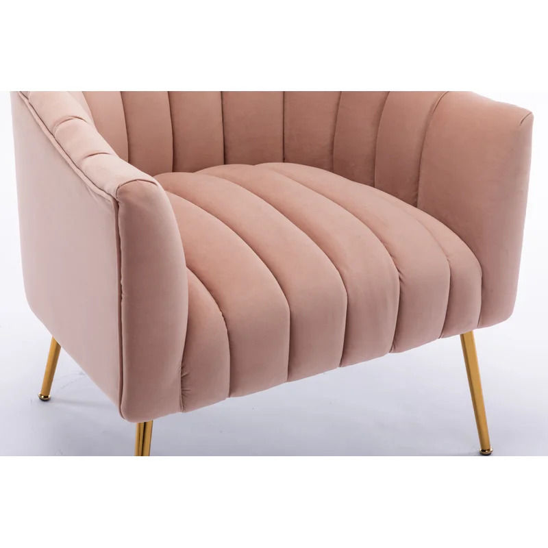 Murrow Wide Velvet Armchair thumbnail 4