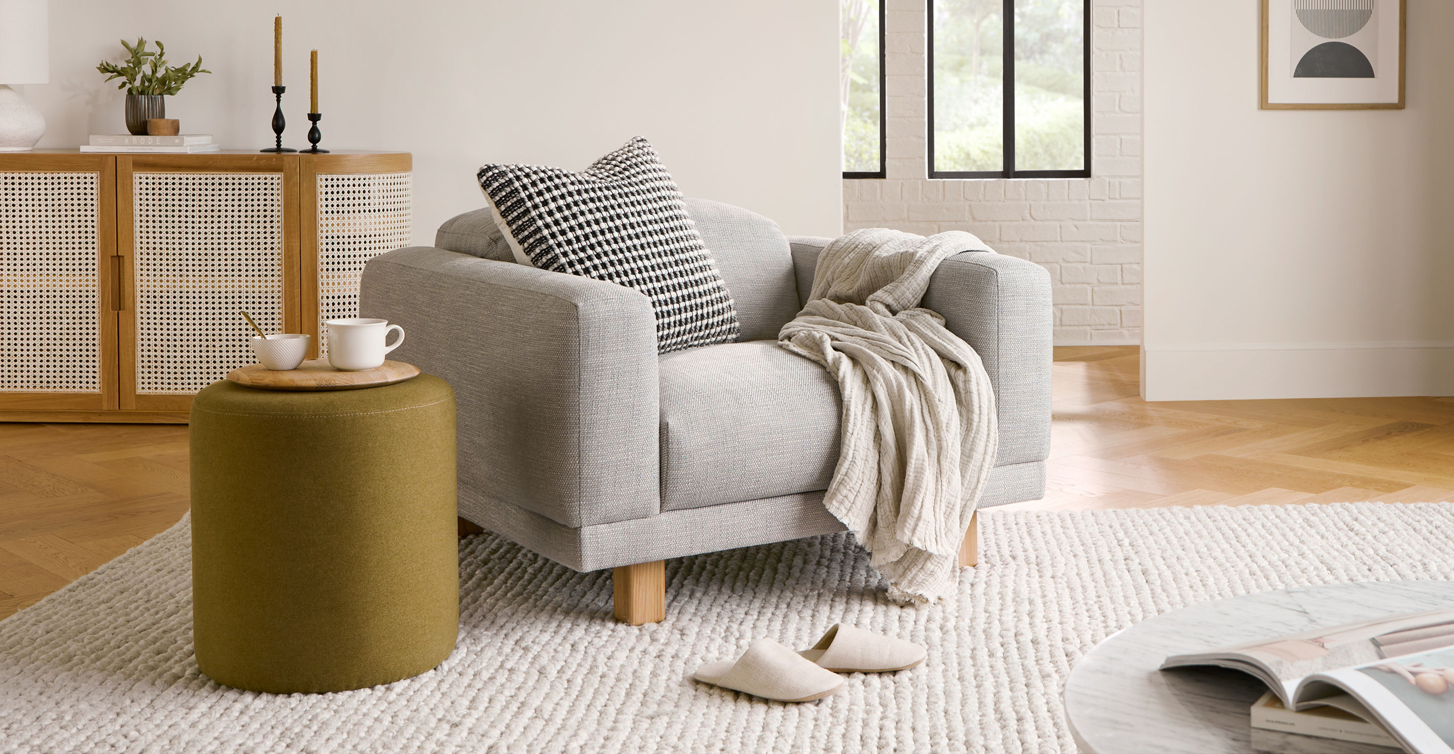 Teybar Galactic Gray Lounge Chair thumbnail 2