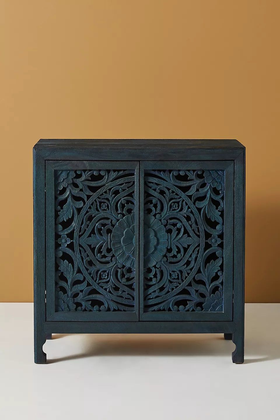 Handcarved Lombok Entryway Cabinet thumbnail 3