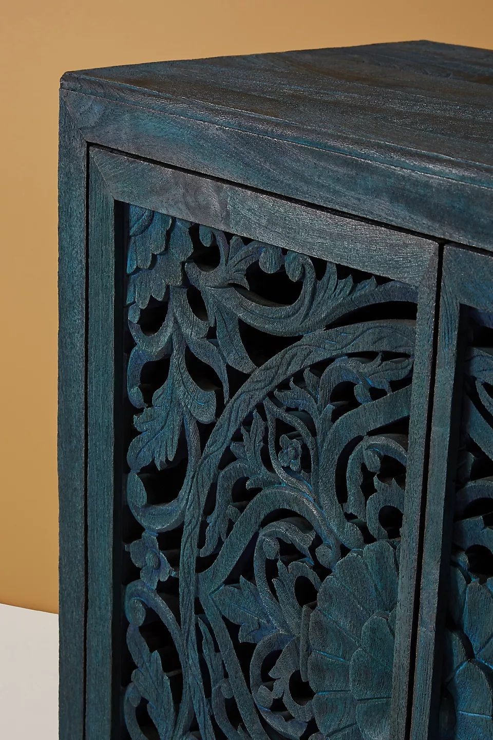 Handcarved Lombok Entryway Cabinet thumbnail 4
