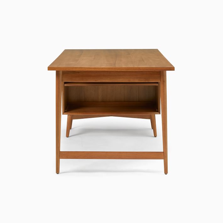 Mid-Century Peninsula Desk Without Hutch thumbnail 5
