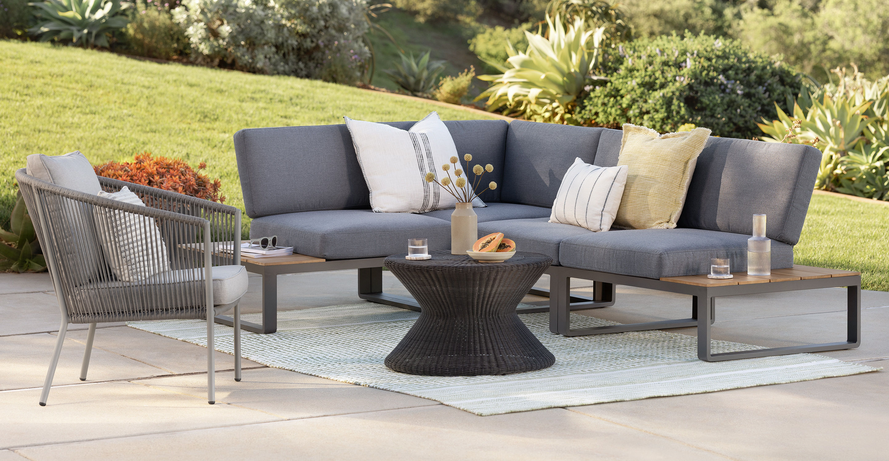 Kezia Whale Gray Modular Sectional thumbnail 2