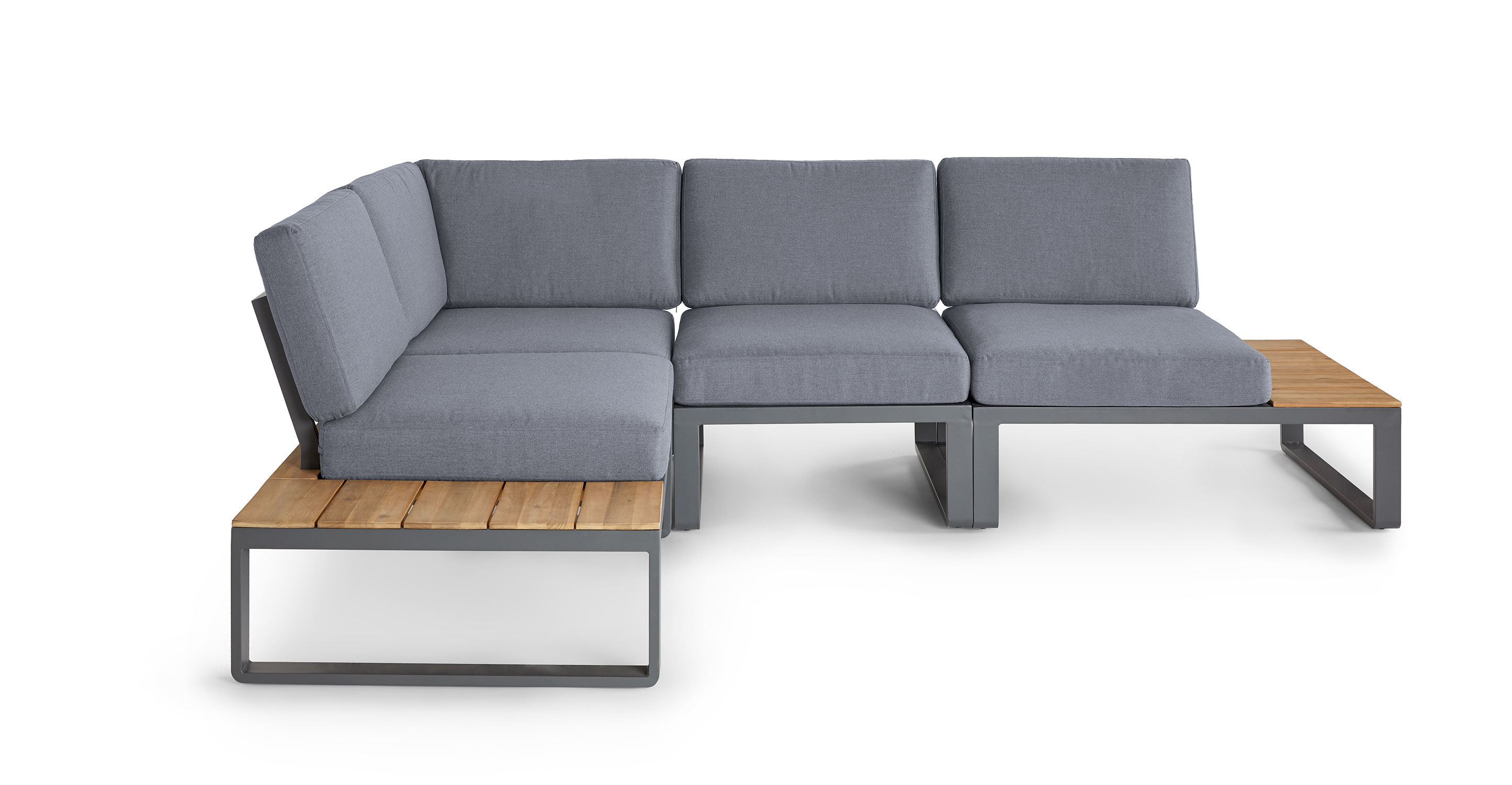 Kezia Whale Gray Modular Sectional thumbnail 3