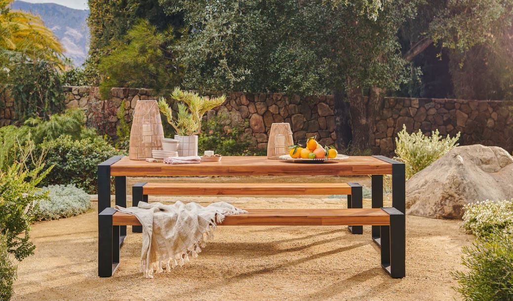 Lubek Tuscan Brown Dining Table thumbnail 2