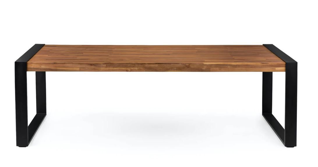 Lubek Tuscan Brown Dining Table thumbnail 3