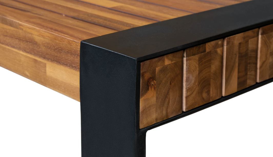 Lubek Tuscan Brown Dining Table thumbnail 5