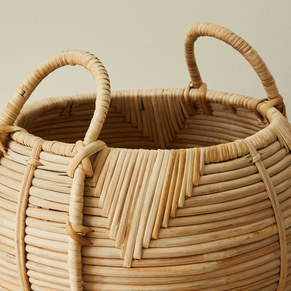 Maya Rattan Baskets-Set of 2 thumbnail 2