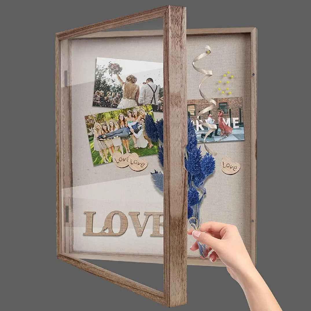 Shadow Box Display Linen Background-13"x16" thumbnail 2