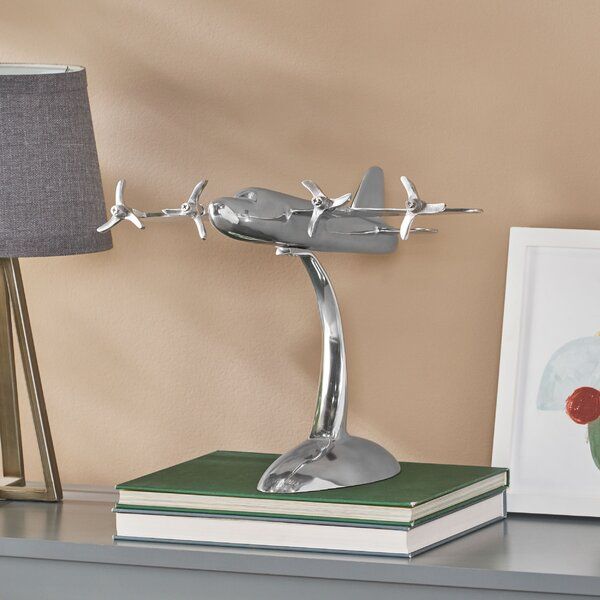Aluminum Aeroplane Decor thumbnail 2