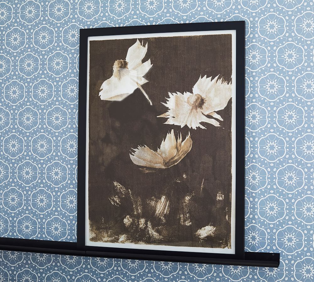 Sepia Flowers Wall Art With Frame 32.5"x44.5" thumbnail 3