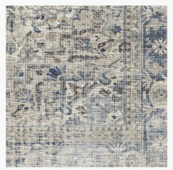 Kamran Blue Quartz Rug-6'x9' thumbnail 3