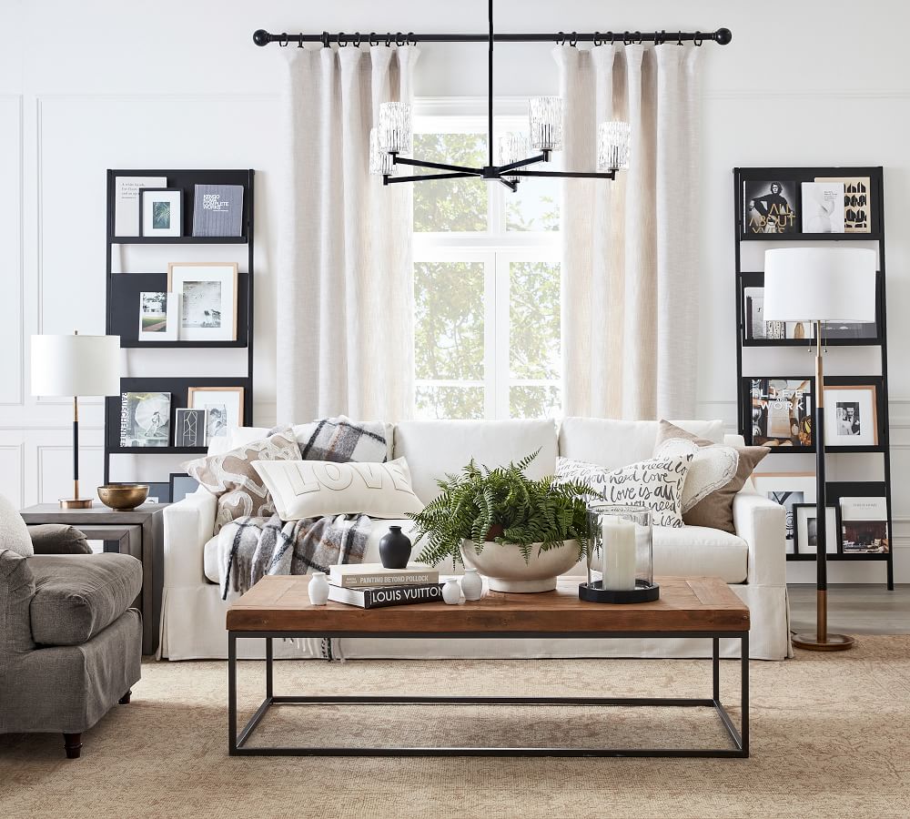 Malcolm Rectangular Coffee Table (60") thumbnail 2