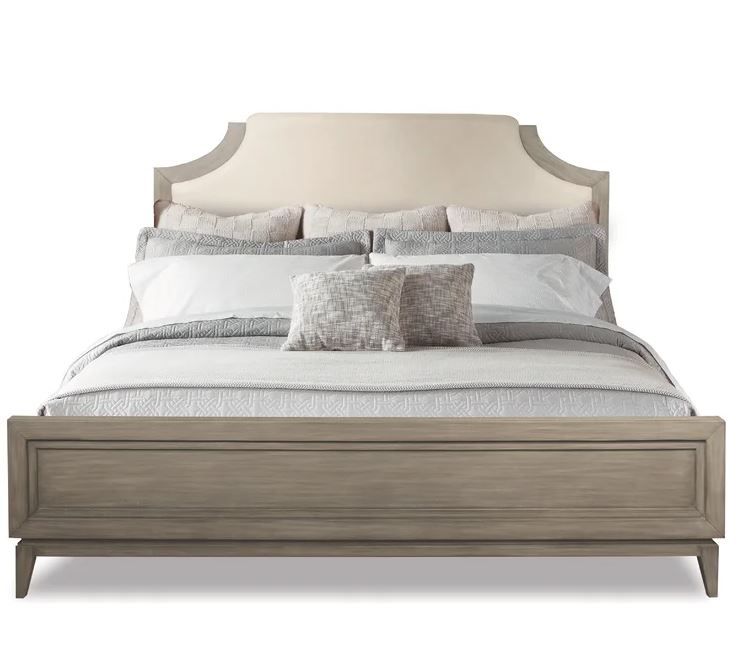 Karson Solid Wood and Upholstered Platform Bed-King thumbnail 2