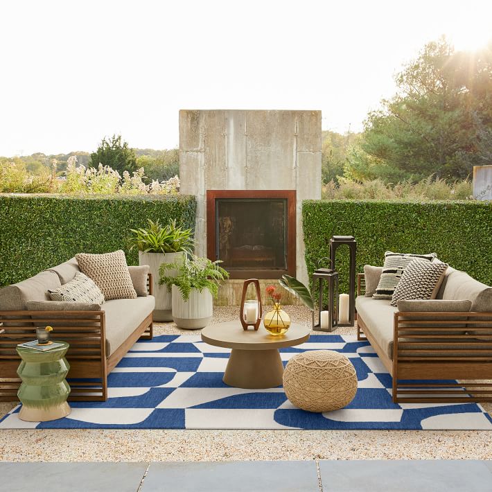 Poolside Geo Outdoor Rug 5'x8' thumbnail 2