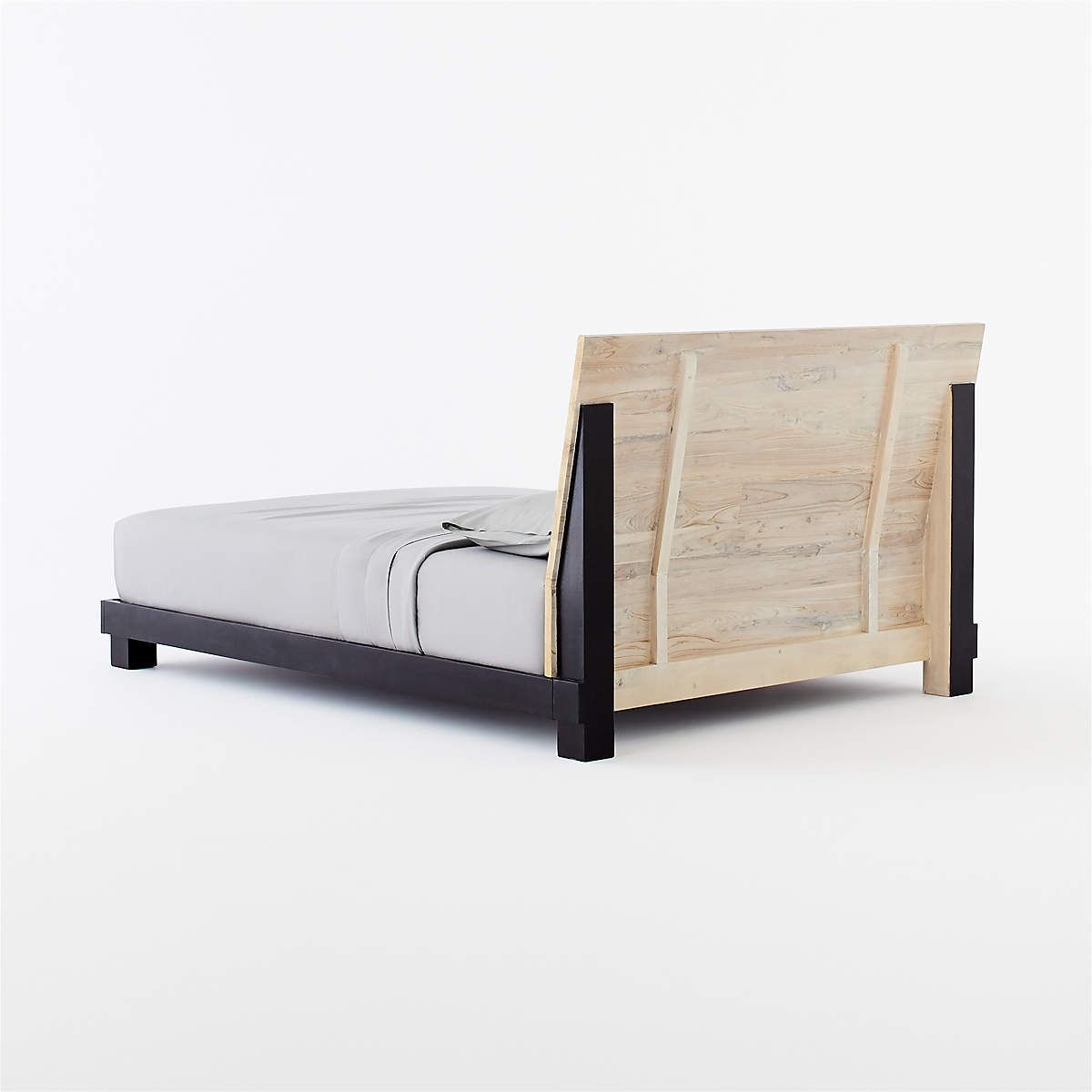 Mirissa Whitewashed Queen Bed thumbnail 5
