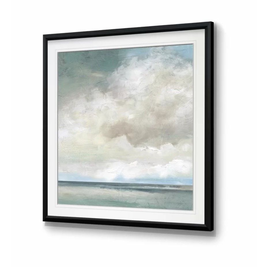 Cloudscape VII Painting Print on Paper With Frame-37"x37" thumbnail 3