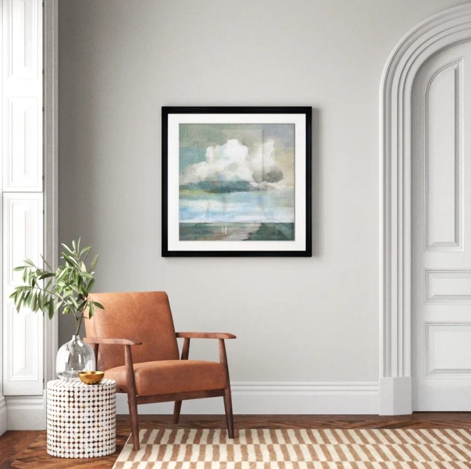Cloudscape IX Painting Print on Paper With Frame-37"x37" thumbnail 2