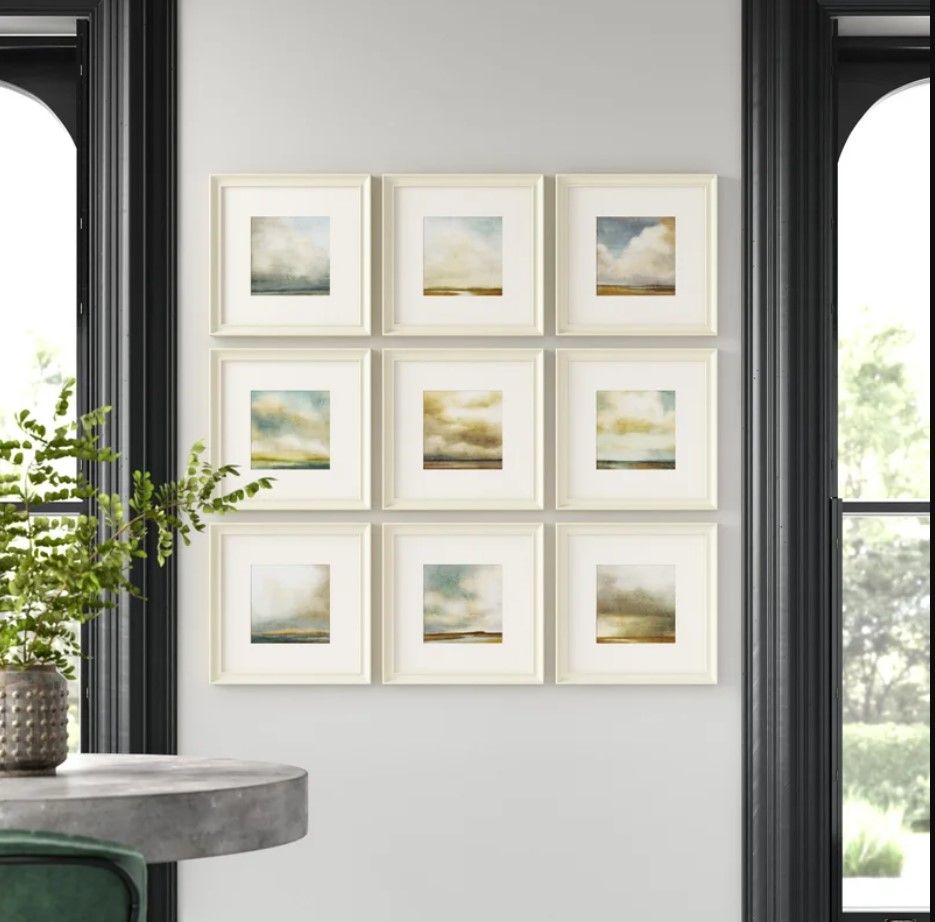 Atmosphere by Suzanne Nicoll 9 Piece Picture Print With Frame-16"x16" thumbnail 2