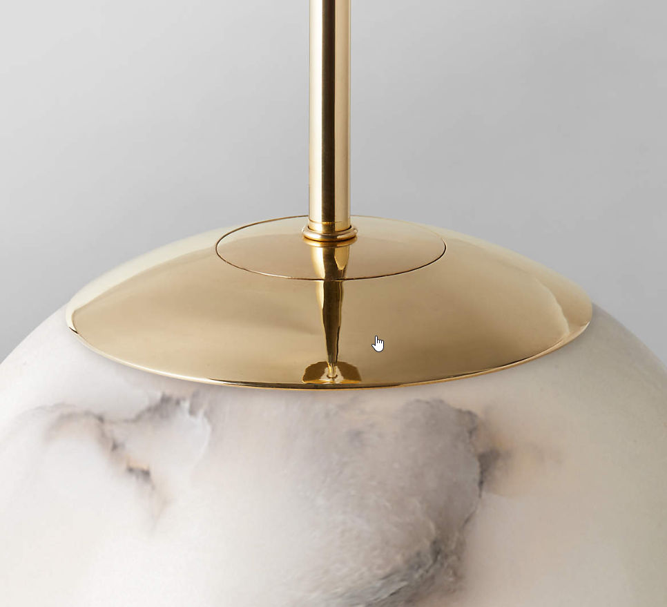Savina Alabaster Pendant Light  thumbnail 3