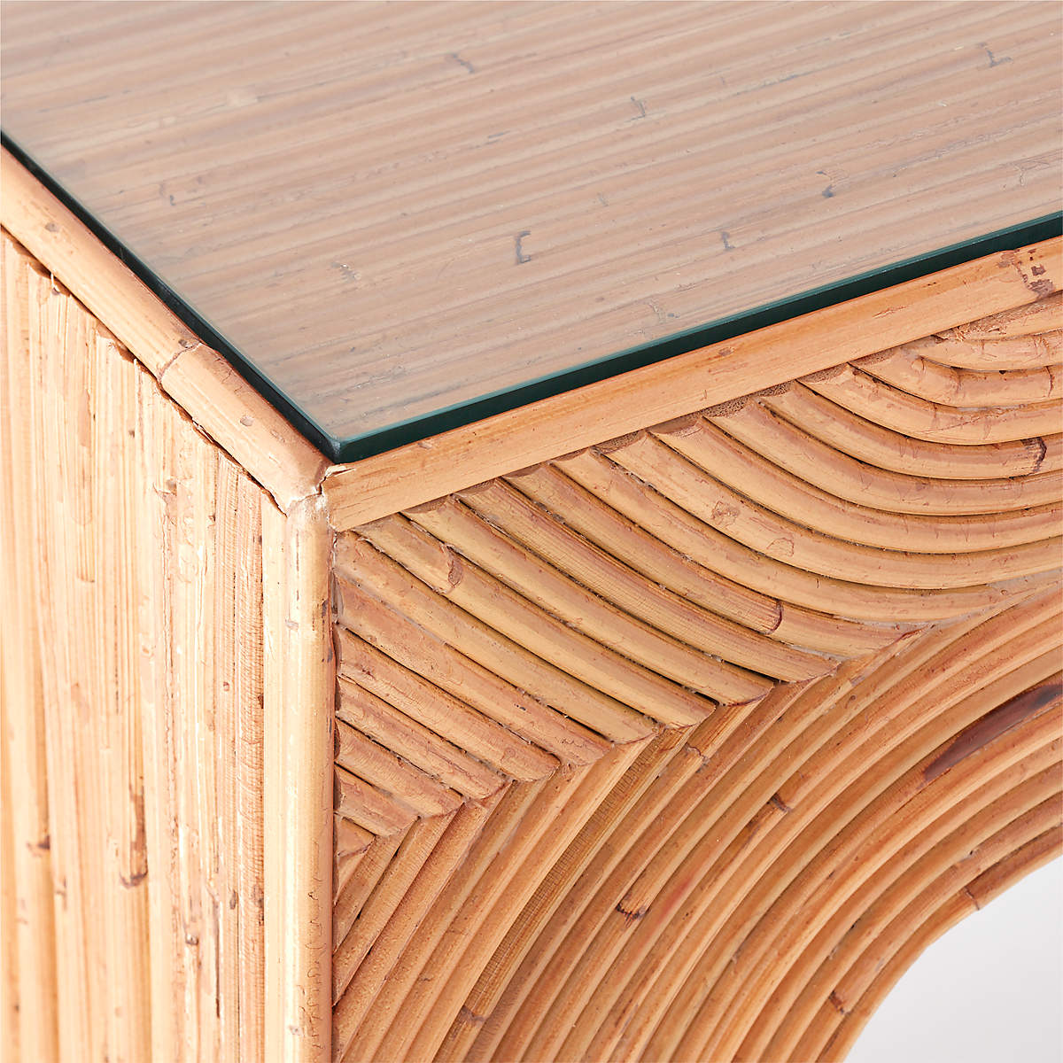Bayu Rattan Desk With Drawer thumbnail 6