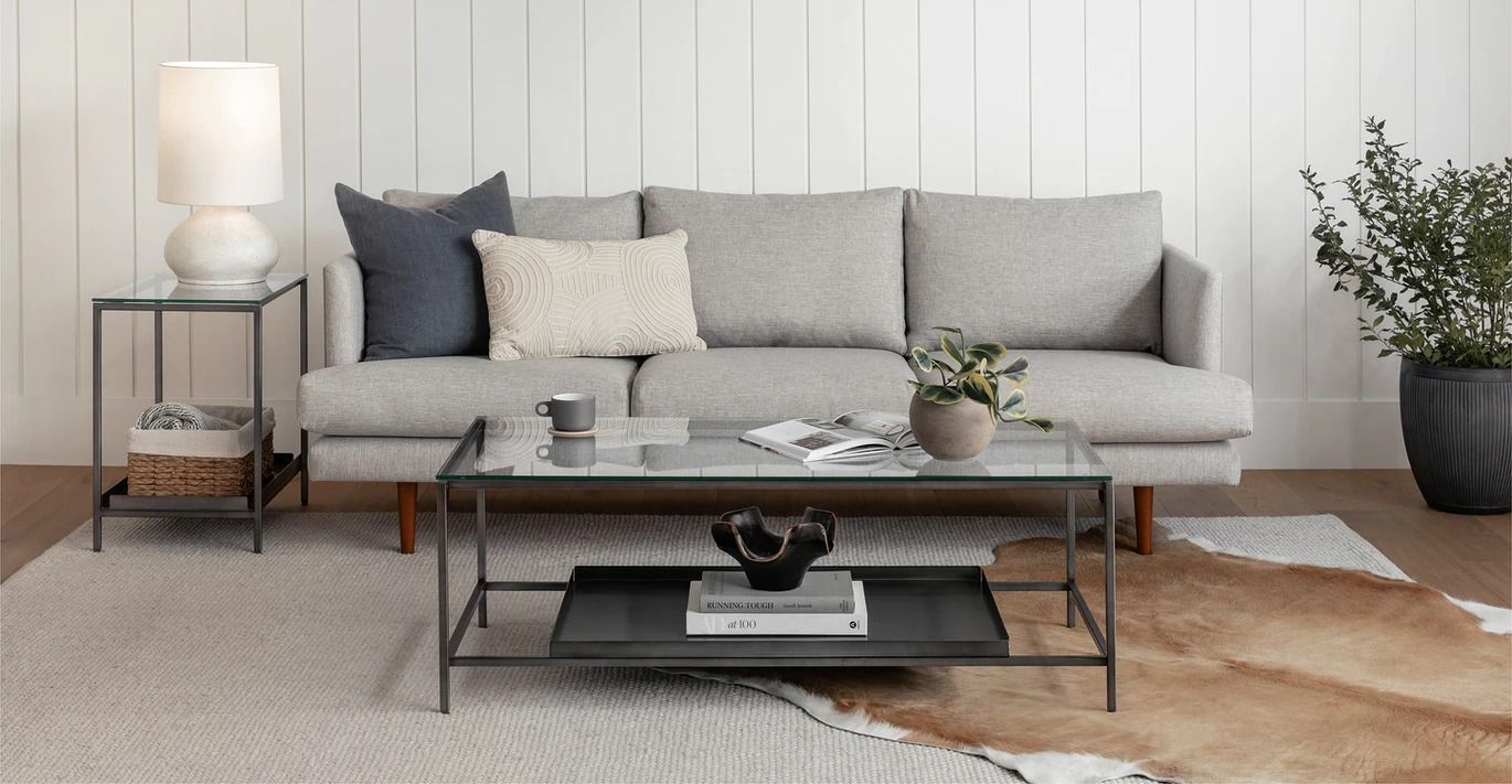 Lutto Gunmetal Gray Coffee Table thumbnail 2