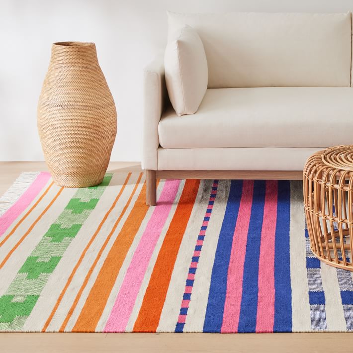 Bole Road Stripe Step Outdoor Rug 5'x8' thumbnail 2
