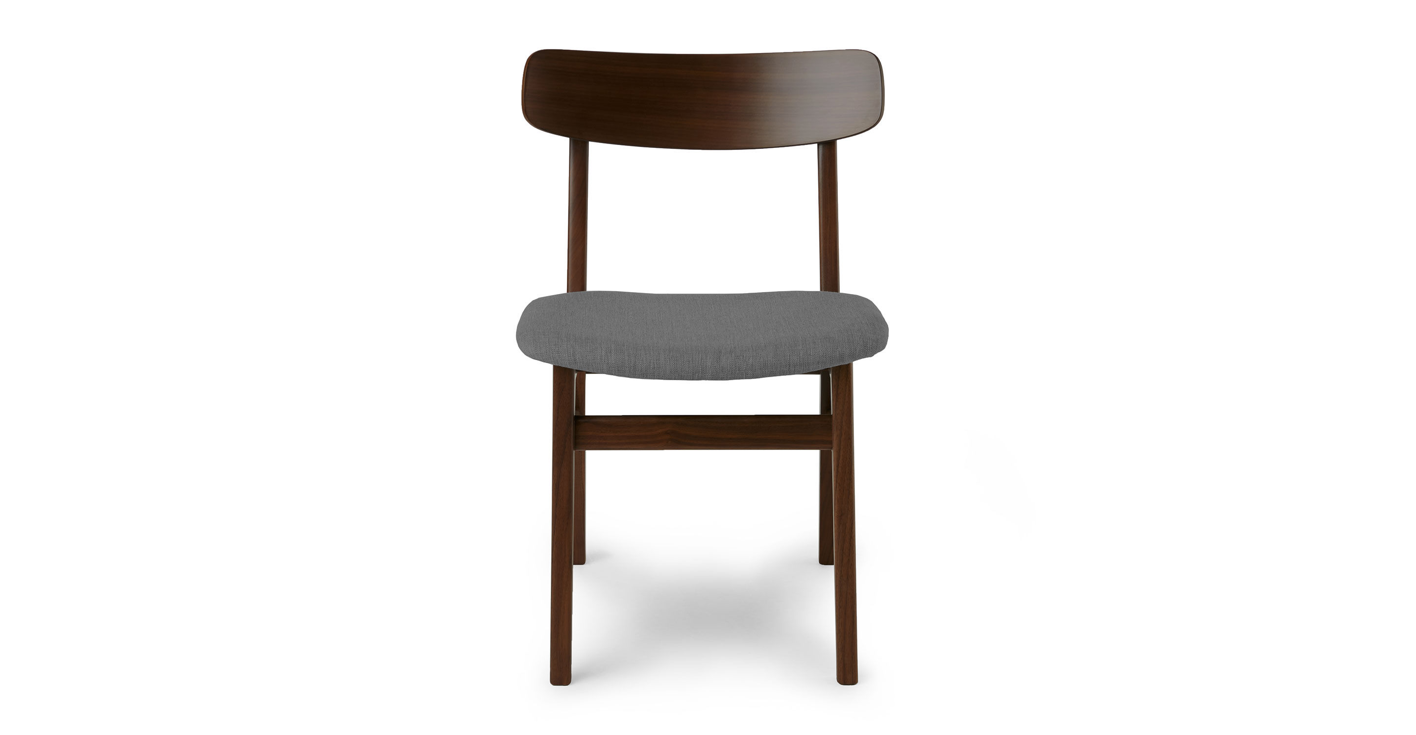 Ecole Thunder Gray Walnut Dining Chair thumbnail 3