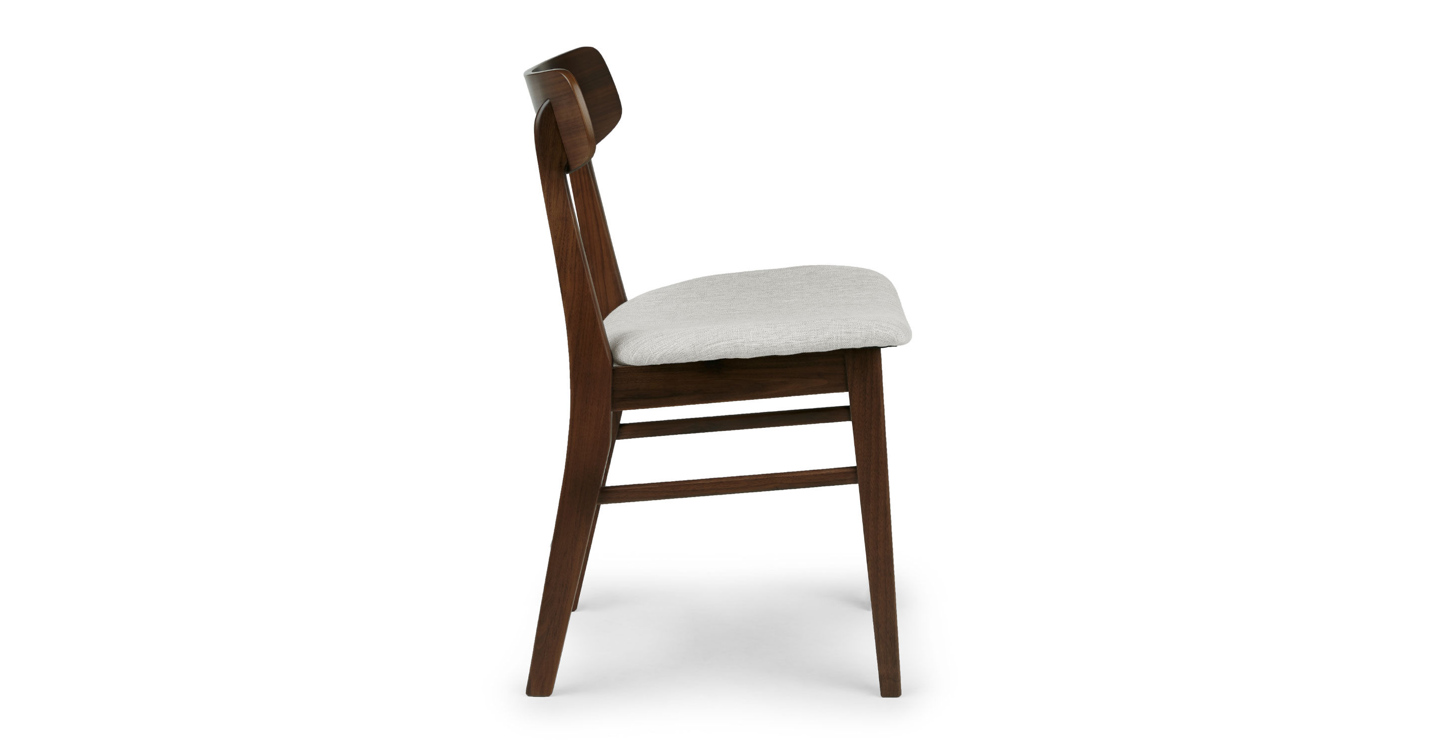 Ecole Mist Gray Walnut Dining Chair thumbnail 4