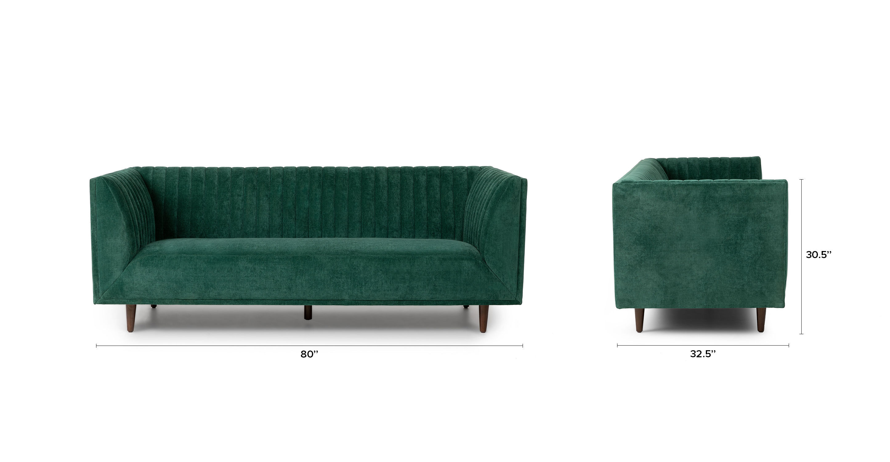 Raella Poplar Green Sofa thumbnail 10