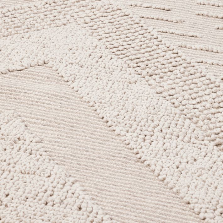Textured Diamonds Outdoor Rug-6'x9' thumbnail 5