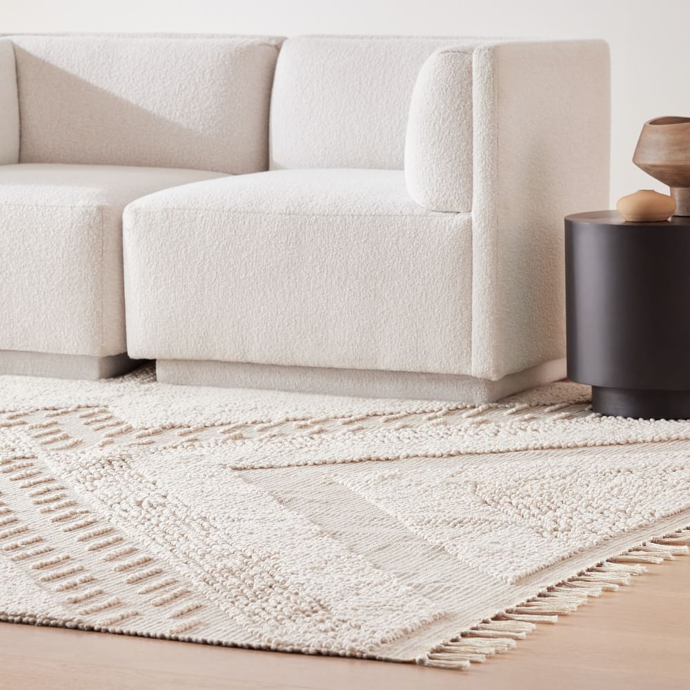 Textured Diamonds Outdoor Rug-5'x8' thumbnail 2