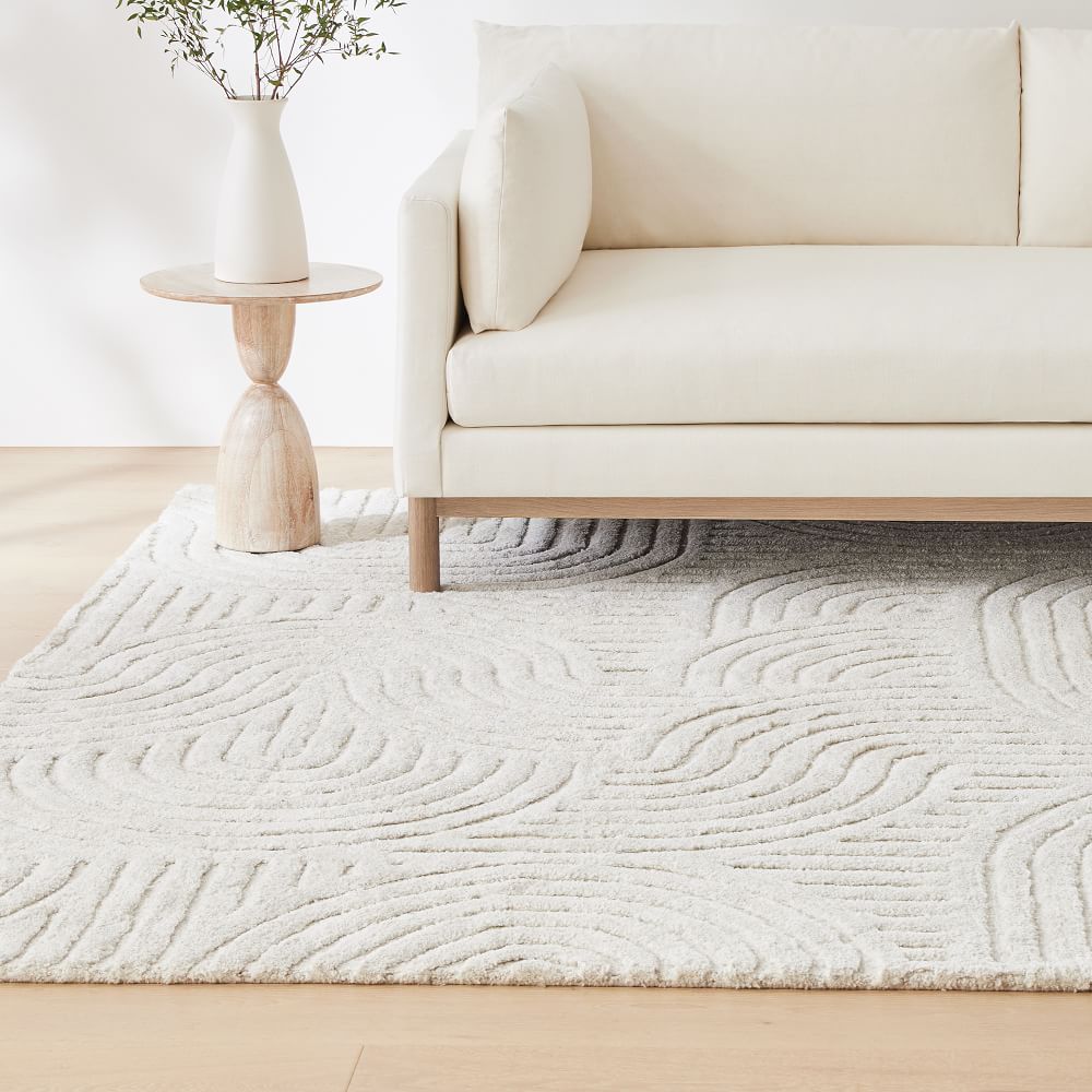 Curved Lines Rug 8'x10' thumbnail 2