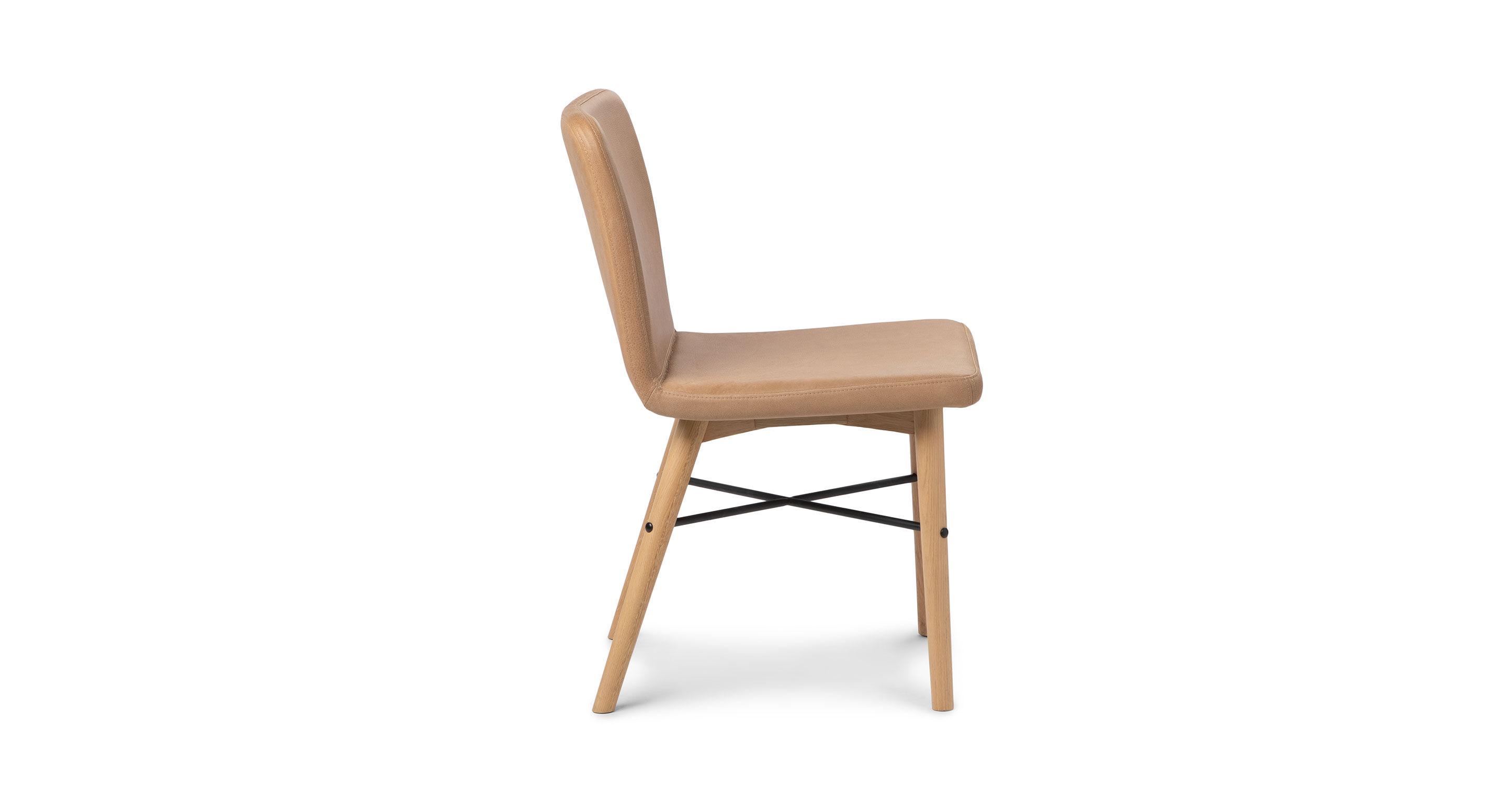 Kissa Canyon Tan Light Oak Dining Chair thumbnail 4
