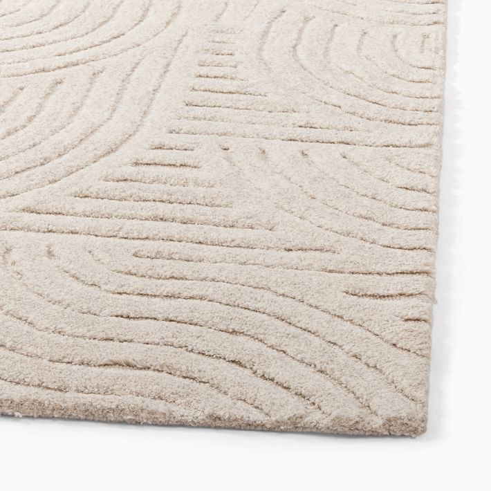 Curved Lines Rug-5'x8' thumbnail 3