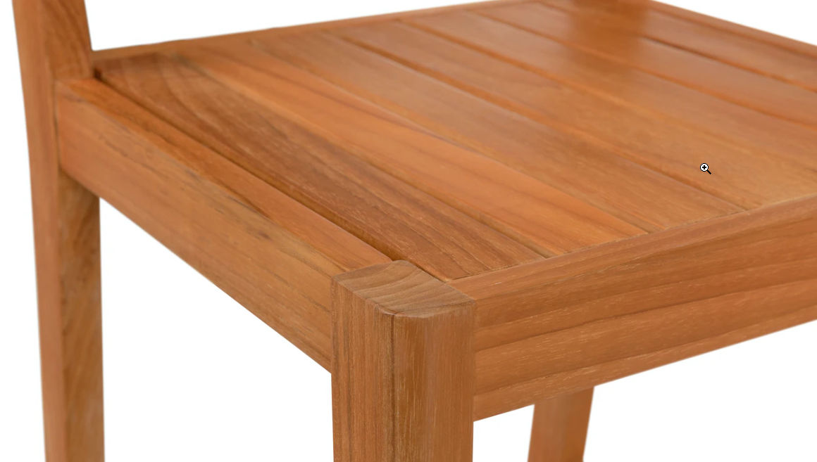 Marol Bronze Teak Bar Stool thumbnail 3