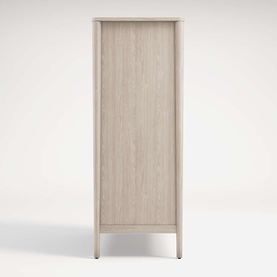 Gia Pickled Oak 5 Drawer Chest thumbnail 3
