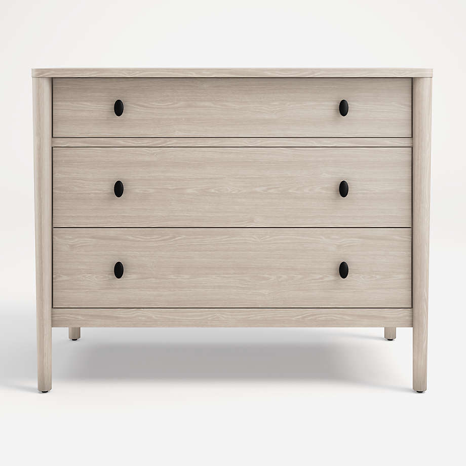 Gia Pickled Oak 3 Drawer Chest thumbnail 2